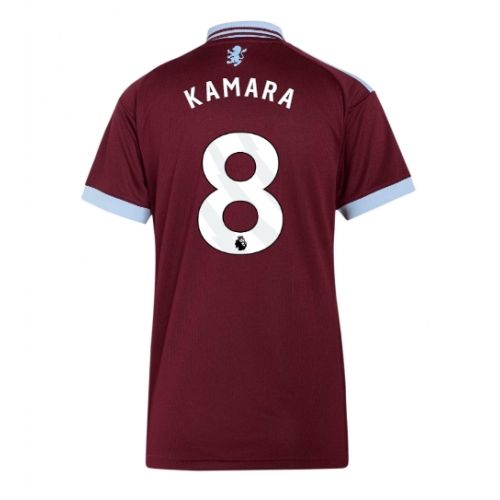 Aston Villa Boubacar Kamara #8 Maglia Gara Casa Repliche 2026-27 Donna Maniche Corte Aston Villa Boubacar Kamara #8 Maglia Gara Casa Repliche 2026-27 Donna Maniche Corte